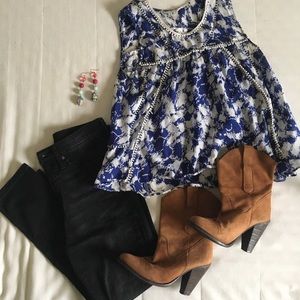 Rebecca Minkhoff swing crop tank top